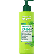 Garnier Fructis Grow Strong 10-in-1 Care and Styling Leave In Cream, 12 fl oz