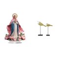 thumbnail image 1 of Adorno de pájaro de madera acrílica, independiente, decorativo de mesa con base, figuras y esculturas modernas de animales para fiestas, hogar, dormit, 1 of 8