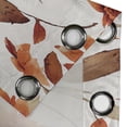 thumbnail image 4 of Ambesonne Floral Grommet Curtain, Art Autumnal Romance Flowers, 50"x84", Burnt Orange Umber and White, 4 of 5