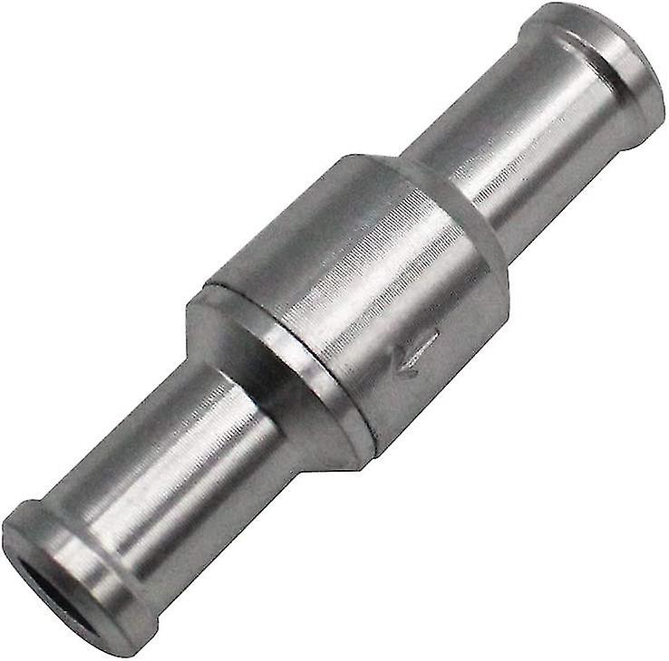 Precision Auto Labs 10mm (3/8") Aluminum Non-Return Fuel Check Valve – One Way For Petrol/Diesel