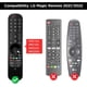 thumbnail image 2 of Funda de Silicona Negra para Control Remoto 21GA MR21GC MR22GA MR22GN, Funda Protectora para Magic Remote LG 2021 2022, 2 of 5