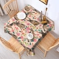 thumbnail image 2 of German Shepherd with Pioneer Flower Square Tablecloth,Waterproof Square Table Cover,Wipeable Spillproof Washable Table Cover for Home Kitchen Party Decor 60"x60"(152x152cm), 2 of 6