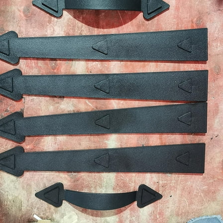 GOOHOCHY magnetic handle Garage Door Ornamental Handles Black Decorative 1Set