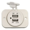 thumbnail image 2 of Car Charger Adapter, Waterproof DC12-24V Dual USB Car Charger  for Tractors, 2 of 7