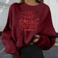 thumbnail image 1 of EGNMCR Chandail de Noël pour Femme Mode Décontractée Imprimé Blouse à Manches Longues Hauts Chandail à Capuche Chandails, 1 of 6