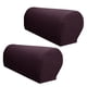 thumbnail image 4 of 2 protectores de reposabrazos, protectores de sillón, funda de sillón, funda de sillón, Café oscuro, 4 of 8