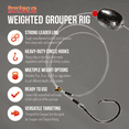 thumbnail image 3 of Rite Angler Weighted Grouper Rig with Circle Hook and Egg Sinker, 1 Count, 3 of 7
