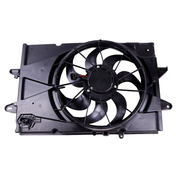 ECCPP Engine Radiator Cooling Fan Assembly 2-Pin Single Fan for GMC for Terrain 2010-2017 for Chevy for Equinox 2010-2017 20815894,22802004