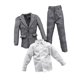 thumbnail image 3 of Ajuste de ropa de muñeca de figura masculina a 1/6 a escala, figuras de acción de vestir de muñecas para figuras de acción de 12 pulgadas accesorios Camisa de pantalones, 3 of 8