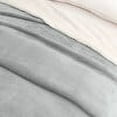 thumbnail image 2 of Great Bay Home Cozy Plush / Sherpa Reversible Throw Blanket, Full / Queen, Glacier Grey, 2 of 5