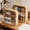 Milk Coffee Color 4, variant on General Display Case for Figures 3 Tiers, Wall Mounted Clear Box Display Cabinet with Magnetic Door for Action Figures Collectibles, Art Craft Storage, Dust-Proof Stackable Organizer