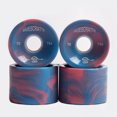 thumbnail image 2 of 4 Piezas duraderas 78A Ruedas de repuesto para monopatín Longboard PU Roller Multi Sunnimix, 2 of 7