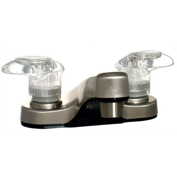 Valterra-Catalina PF222401 Two Handle RV Lavatory Faucet - Satin Nickel