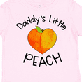 thumbnail image 4 of Inktastic Daddy's Little Peach Cute Peach Heart Boys or Girls Toddler T-Shirt, 4 of 5