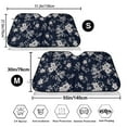 thumbnail image 3 of Fotbe Retro Flower Car Windshield Sunshade | Sun Visor Protector Front Window Shade, Keeps Out UV Rays, Keeps Your Vehicle Cool-, 3 of 7