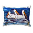 thumbnail image 2 of Betsy Drake KS489 11 x 14 in. Three Pelicans Small No-Cord Pillow, 2 of 2