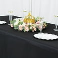 thumbnail image 5 of Balsa Circle 54x96 in Black Premium Polyester Rectangular Tablecloth Party Event Reception Decorations Supplies, 5 of 8