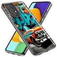 thumbnail image 2 of MUNDAZE Samsung Galaxy A72 Shockproof Clear Hybrid Protective Phone Case Lowrider Painting Graffiti Art Cover, 2 of 5