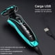 thumbnail image 5 of Afeitadora Eléctrica Rasuradora Recargable Rotativa Azul Multifuncional para Hombre, 5 of 7