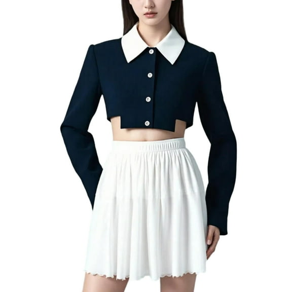 Shadowsong Tencel Linen Lace Mini Skirt, White