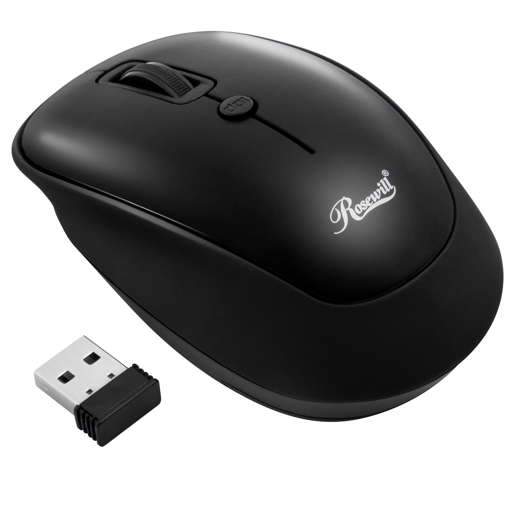 Rosewill RWM 001 Portable Cordless Compact Travel Mouse Optical Sensor 