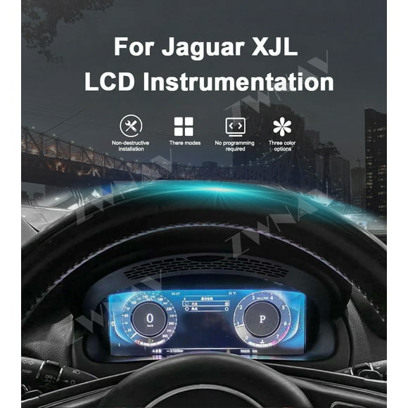 ZWNAV 12.3 inch car LCD digital instrument panel instrument cluster speedometer suitable for Jaguar XJL LCD Instrument Cluster