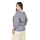 thumbnail image 3 of Blusa Boho con bordado etnico Roman Fashion /Tallas Extras, 223 (Gris) gris 38, 3 of 6