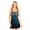 Blue Engineered Rain, variant on Women's Princess Seam Swimdress