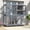 Gray, variant on Magic Union 4-Tier Large Wooden Catio on Wheels, Mobile Outdoor Cat Enclosure Cage for Multiple Cats, Cat Patio with Waterproof Sunshine Roof, 4 Access Doors, Resting Box & Cat Hammock