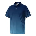 thumbnail image 6 of BRANROY Men's Big and Tall Shirts - Gradient Ombre Print UPF 50+ Short Sleeve Polo Style Casual Work Golf Shirts for Men Moisture Wicking Lightweight Business Casual Shirts,Blue,2XL, 6 of 8