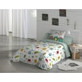 thumbnail image 2 of Gouchee Home Hiboo Twin Duvet Cover Set – 2pc Kids Reversible Cotton Bedding Set with Colorful Monster Print, 2 of 2