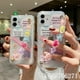 thumbnail image 2 of Love Chain Caso Para iPhone 13 SE 2020 12 Mini 12 11 Pro Xs Max Xr X 7 8 Sonriente Etiqueta Transparente De La Cadena Estrella Del Teléfono, 2 of 4