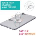 thumbnail image 2 of 2 Pack Clear Flower Cell Phone Rings 360 Degree Rotation Clear Glitter Mobile Phone Holder, 2 of 5