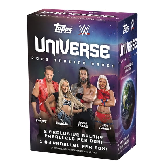 25 TOPPS WWE UNIVERSE VALUE BOX