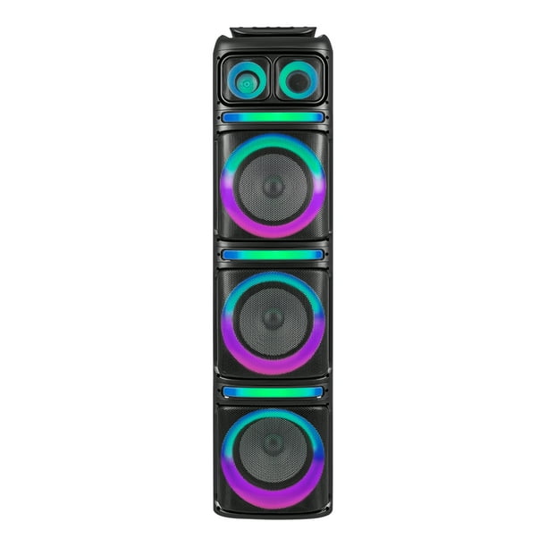 One body activo 3X10 pulgadas + TW 1 pulgada + MD 3 pulgadas Kaiser Circle light Bluetooth 170W RMS Case madera KDS-1206