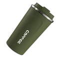 thumbnail image 3 of Smart Temperature Display Coffee Cup Portable 304 Stainless Steel Insulation Cup Simple Style Pure Color Generation 2nd Green 510ml, 3 of 13