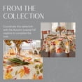 thumbnail image 3 of Nappe Imprimée Feuilles d'Automne, Couverture de Table de Vacances pour Usage Formel Ou Quotidien, 60"x84 Pouces Oblong/Rectangle, 3 of 6