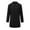 Black, variant on gbyLJF Men's Solid Color Woolen Overcoat Mid-length Button Down Suit Collar Coats Winter Casual Business Outwear with Pockets
