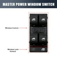 thumbnail image 3 of Unique Bargains Electric Power Panel Window Master control Switch for Audi A6 C6 2005-2011, 3 of 5