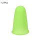 thumbnail image 3 of Protector de Dedos de Silicona Uxcell, Funda Antideslizante para Dedos, Puntas de Dedos para Coser, Verde, Tamaño Grande, 12Pcs, 3 of 7
