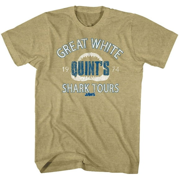 Jaws Movies Shark Tour2 Adult Short Sleeve T Shirt