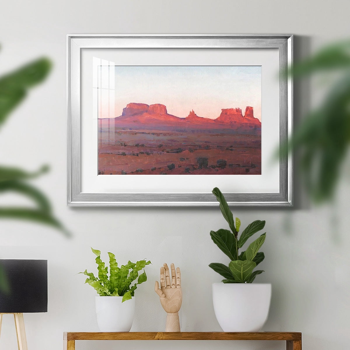 Red Rocks at Dusk II Premium Framed Print - Ready to Hang