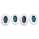 thumbnail image 3 of Almohadillas para los oídos Inteprter Cojines para auriculares cuero montadas en la cabeza Blanco+Azul 2Conjunto, 3 of 6