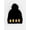 BLACK, variant on Halloween Women's Embroidered Spider Knit Beanie Hat from Way To Celebrate, White
