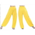 thumbnail image 2 of Pantalones bombachos holgados de yoga para mujer, pantalones bombachos Aladdin, rosa, M, 2 of 3