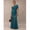 Teal Blue-L, variant on Teal Blue One-Shoulder Ruched Maxi Evening Gown Formal Dress
