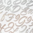 thumbnail image 4 of Sticko Large Solid Silver Script Alphabet Paper Stickers, 83 Pieces, 4 of 4