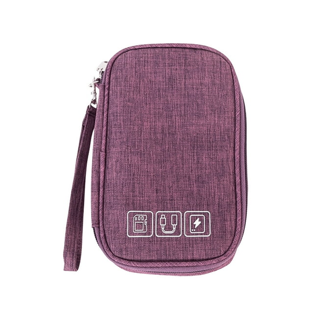 Boovnll Rangement Maison, Sac de Rangement pour Câbles de Données, Sac de Rangement pour Téléphone Portable, Rangement et Organisation