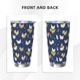 thumbnail image 3 of Fotbe Funny Chicken Pattern 20 oz Tumbler Stainless Steel Vacuum Insulated Coffee Ice Cup Double Wall Travel Flask Leak-proof Coffee Cup-Without Straw, 3 of 8