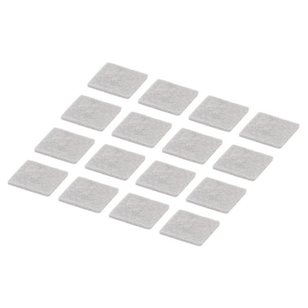 48pcs Felt Furniture Pads, 2.2 Inch Square Small Felt Chair Leg Floor Protectors Prevent Scratches, Light Beige